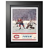 Montreal Canadiens Program Cover - Forum Sports Magazine Montreal vs. Chicago 12x16