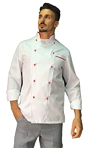 tessile astorino Ricamo Gratuito, Giacca Cuoco Uomo - 100% Cotone