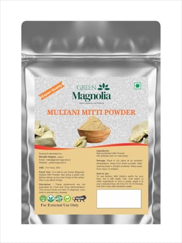 Image of Multani Mitti Powder for Face & Skin Natural Chemical-Free No Artificial Colour Herbal Face Pack & Deep Cleansing Clay For Smooth and glowing Skin (50gm)