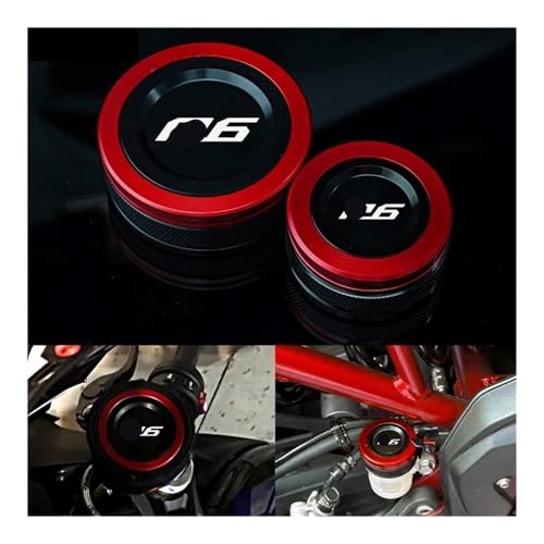 Couvercle réservoir frein moto étanche en aluminium pour R6 YZFR6