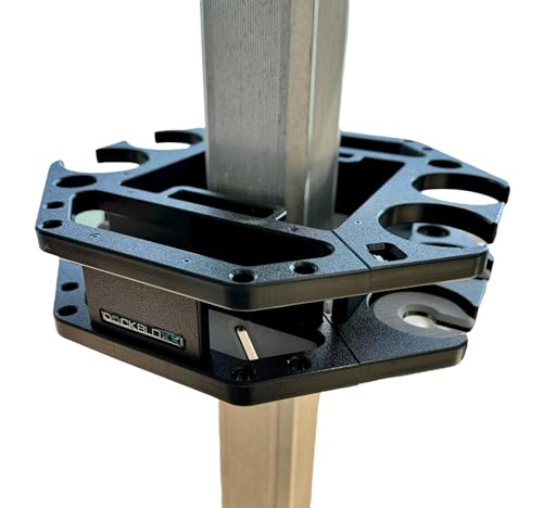Dock Mounted All-In-One Caddie Organizer- No Drill Easy Install - Heavy Duty, UV & Rust Resistant - Made in USA - Fits a 2