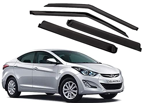 Image of CAR SAAZ Unbreakable Door Visor for Elantra Type 1 (2012-2015)(Set of 4Pcs)