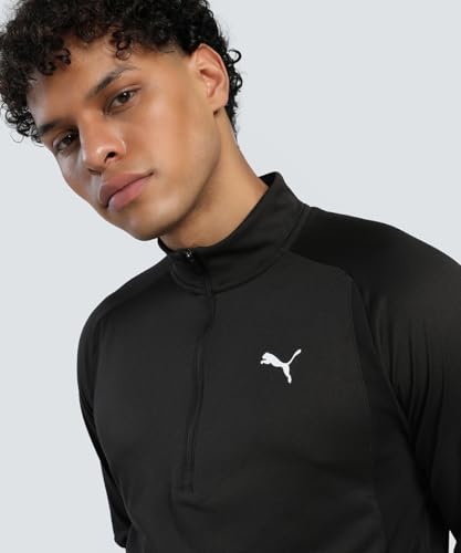 PUMA mens M Tad Tech Fabric Mix 1/4 Zip3