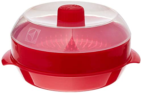 Panela de Cozimento a Vapor para Micro-Ondas Electrolux Vermelha