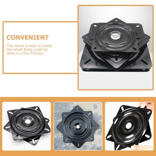 Plateau Pivotant 20 CM en Métal Solide Mécanisme Durable 360°