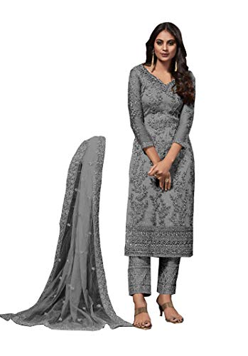Image of Delisa Indian Pakistani traditional Eid Party Plus Size ready to wear salwar kameez suit Dress for women with dupatta-2088