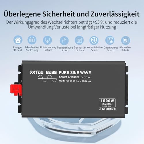 Power Inverter 1500w 3000W Inverter Onda Pura