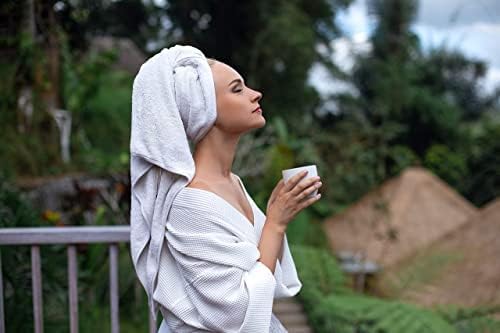 BAGNO MILANO Women's Robes, Waffle Robes For Women, Turkish Cotton Bathrobes For Women - Image 9