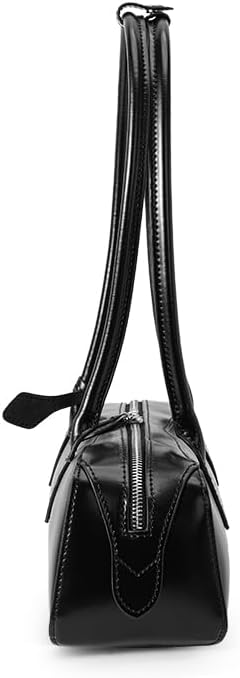 Genuine leather, single shoulder, retro-style, long-shaped pillow, casual wallet, purse, shoulder bag for women - Image 9