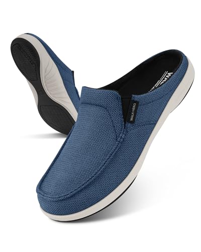 Mens Slippers with Arch Support, Breathable House Slippers for Men