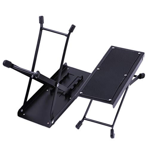 Acoustic Guitar Footstool Metal Classical Guitar Pedal �A�R�[�X�e�B�b�N�M�^�[�t�b�g�X�c�[�����^���N���V�b�N�M�^�[�y�_�� Multi-angle Adjustable Folding Portable 