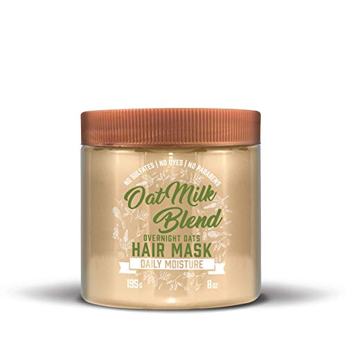 Aveeno Hydrating Oat Milk Blend Overnight Oats Hair Mask, 8 Ounce