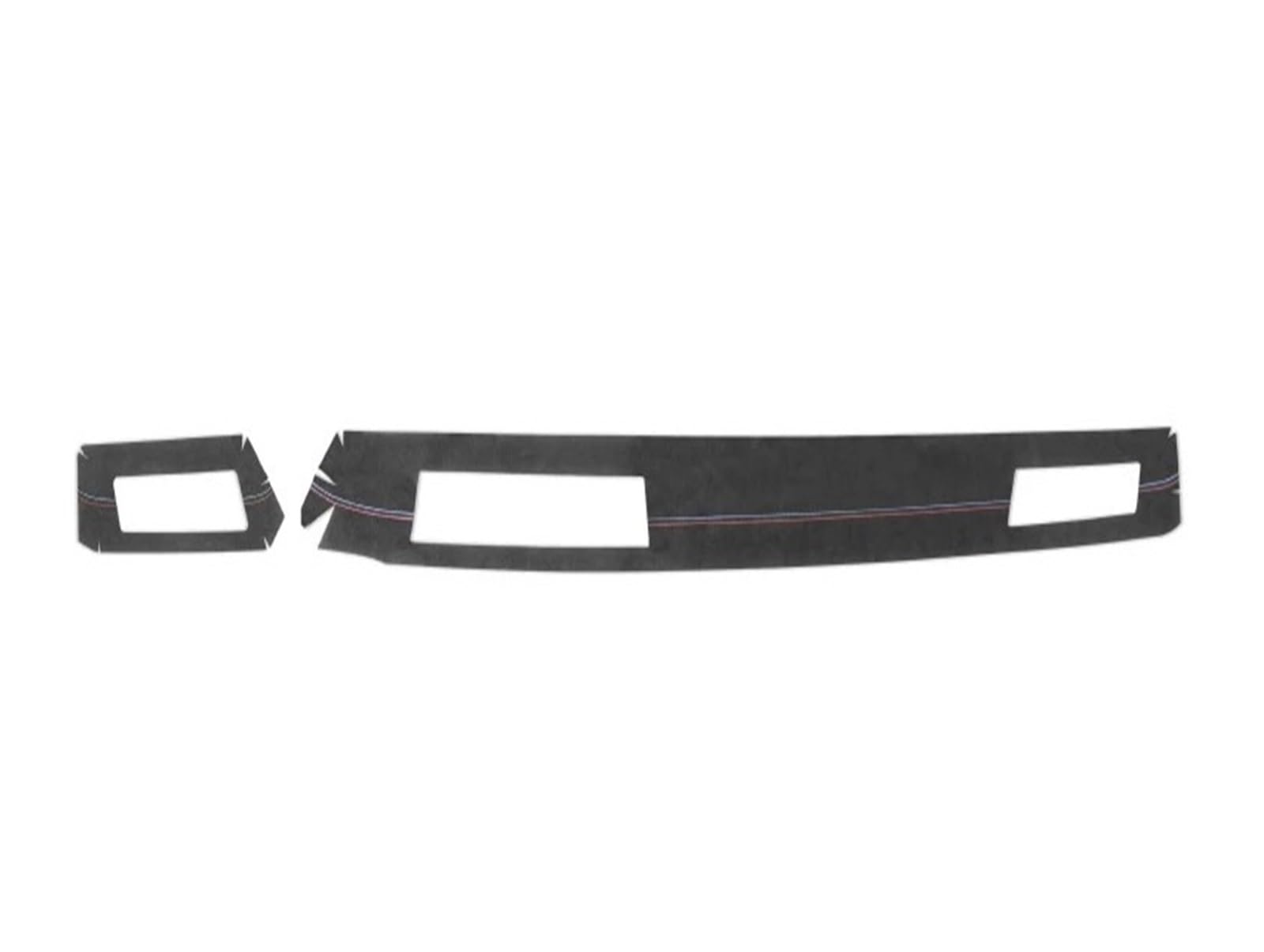 Car Interior Moulding Trim for BMW E60 Series 5 Dashboard Panel Instrument Trim Strip Sticker Car Interior Tuning Interior Accessories(Red Blue LHD)