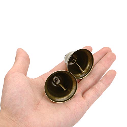 Eowpower 20Pack 38Mm/1.5" Vintage Bronze Style Jingle Bells, Craft Bell For Dog Doorbell Training, Housebreaking, Making Wind Chimes,Christmas Bell #TOP3