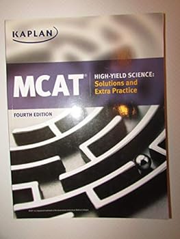 Paperback MCAT High-Yield Science: Solutions and Extra Practice Fourth Edition Book