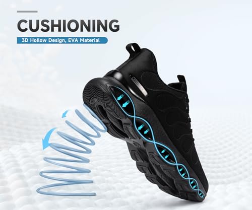 image for LARNMERN Steel Toe Shoes for Men Safety Shoes Work Sneakers Comfortabl