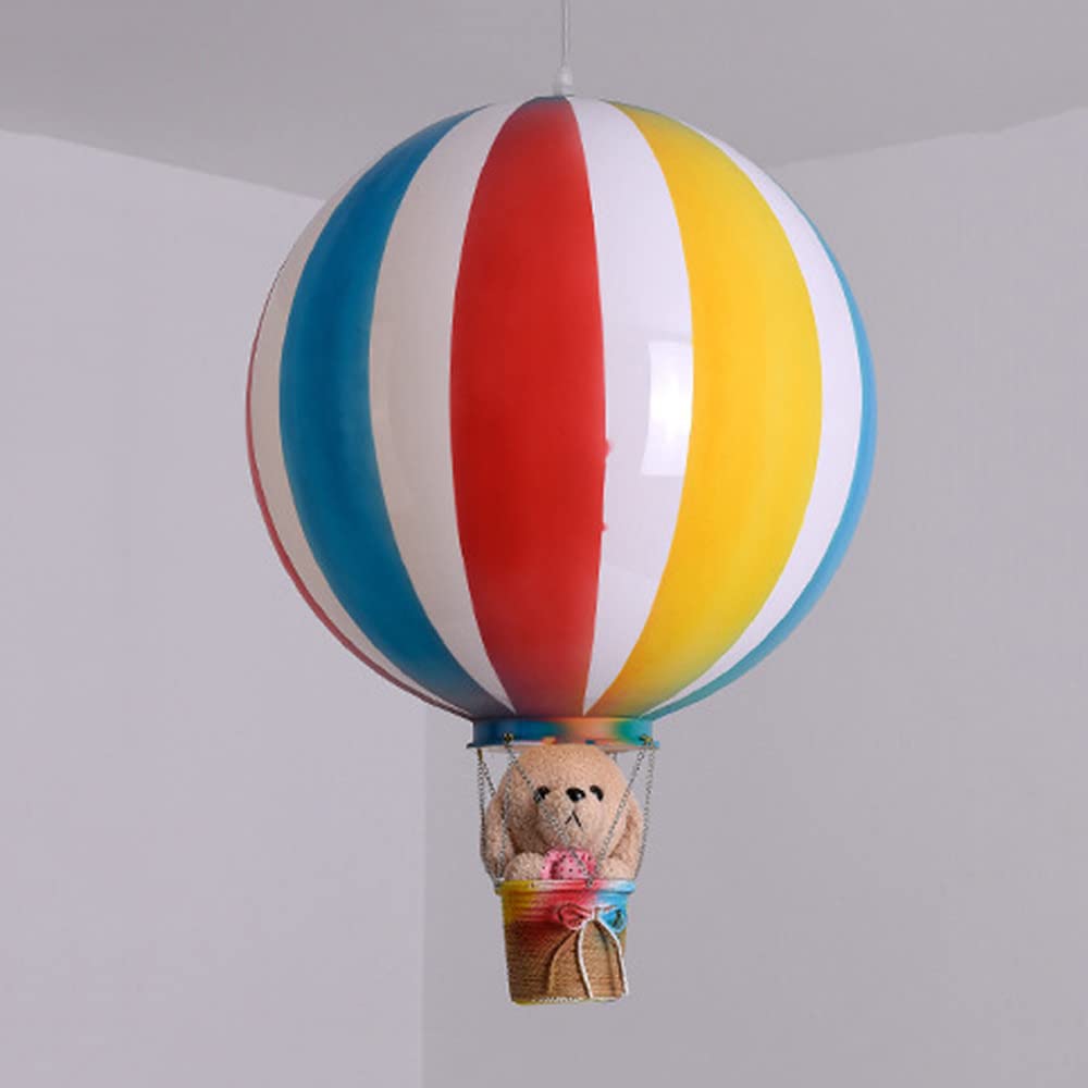 Lampada da soffitto Lampadari a sospensione a forma di mongolfiera, Decorazione boutique Lampada a sospensione a soffitto per camera da letto per ragazzi/ragazze Paralume in acrilico, Lampada a