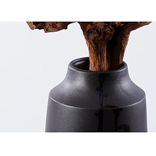 Maceta para árbol falso piñón amarillo artificial libre de riego para salones 5