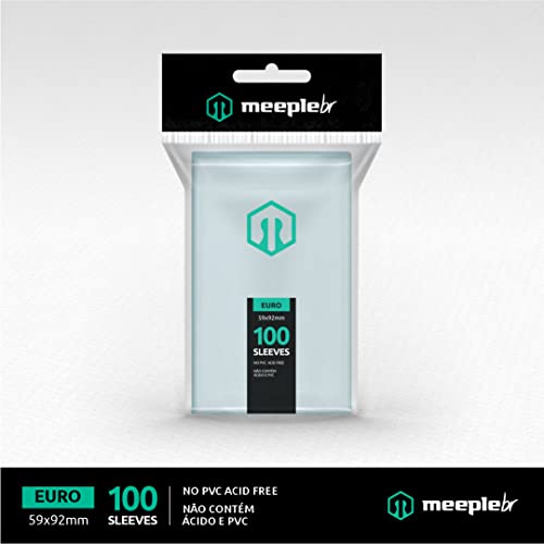 Sleeves MeepleBR - EURO (59x92mm)