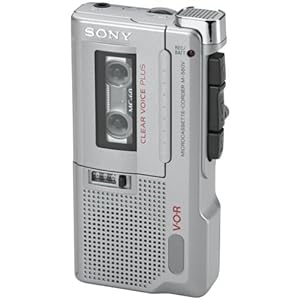 Sony M-560V Microcassette Voice Recorder (Renewed)