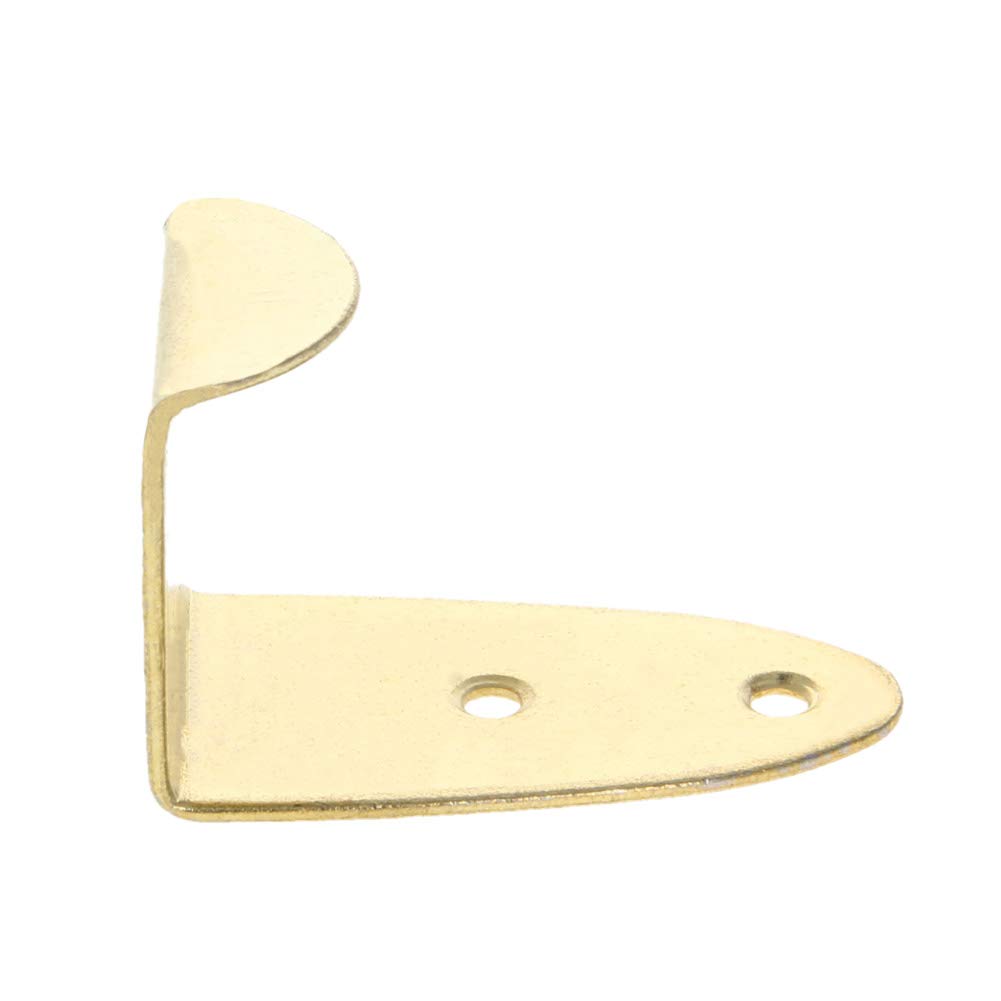 MroMax Picture Photo Frame with Hook Metal Brace Bracket Hanger Gold Tone 34 x 31 x 54mm/1.34 x 1.22 x 2.13-inch (L x W x H) Medium 20pcs