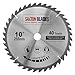 Price comparison product image Saxton TCT Circular Wood Mitre Saw Blade 255mm x 40T x 25.4mm Bore fits Evolution Rage Saws