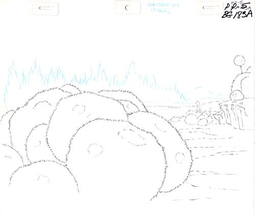She-Ra Princess Of Power Animation Production Pencil Background Drawing From Filmation 1980S 078 #TOP14