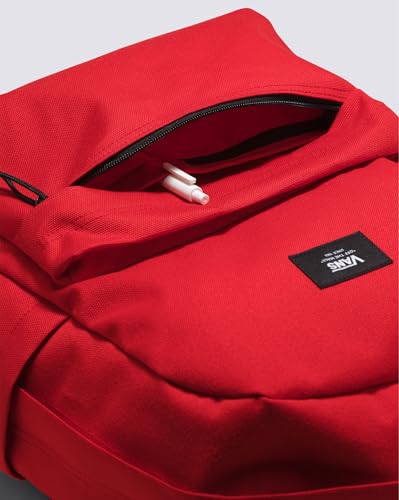 Image of Vans Old Skool Sport Backpack | Unisex Everyday Laptop Bag, 15 inch Computer Sleeve, Front Pocket,Racing Red /Antelope,One Size