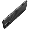 Spia Apple iPhone 13 Mini Case Black Carbon Silicone Original Flexible Thin Improved Durable Anti-Shock Protector New Generation Design (Apple iPhone 13 Mini, Black)