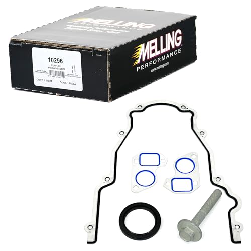 Melling 10296 High Volume Oil Pump with LS Gasket Install Kit -Fits Gen III/IV LS 4.8 5.3 5.7 6.0 6.2 LS1 LS2 LS6 LS3 LQ4 LQ9 LR4 LM7 L59 LS4