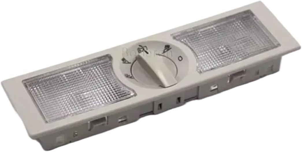 Car Rear Reading Map Dome Light Ceiling Lamp Interior Lamp Reading Lights Assembly Compatible with VW Lavida Polo Touran New Santana(5 Wires Silver Only Left)