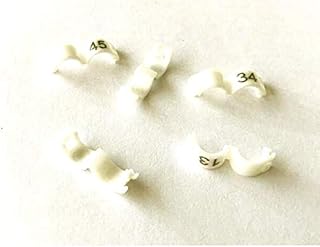 freen-p 2.7mm 1-100 Numbered Clip snap Plastic Bird Ring Leg Bands Parrot Finch Canary Grouped 100pcs White