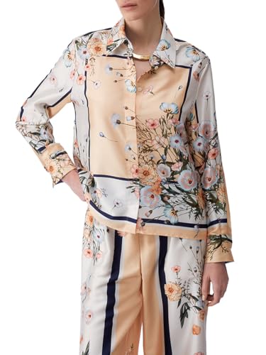 Chemise sergé imprimée Liu Jo en tissage noble et finitions haut de gamme