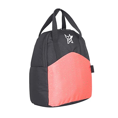 Image of Arctic Fox Black Hexa Lunch Bag (Orange)
