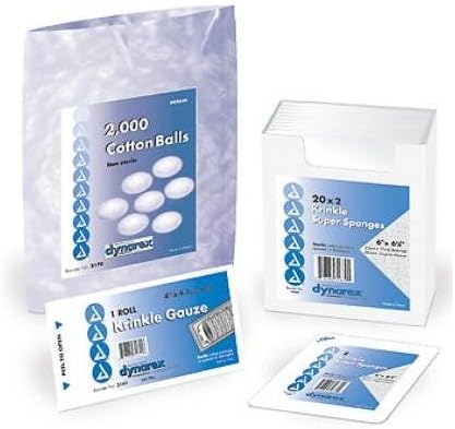 Krinkle Gauze, 4.5 X 1 Yard Nonsterile, 100 count