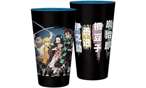 Démon slayer - verre xxl - 400 ml - groupe