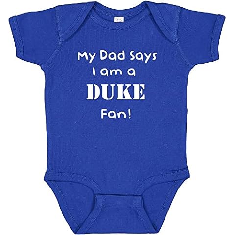 Campus Originals My Dad Says I am a Duke Fan Baby Bodysuit (Newborn) Cover