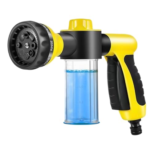 Foam Cannon Washer - Adjustable Spray Pattern Car Cleaner, High Pressure Hose Sprayer Device, Sturdy Outdoor Cleaning Tool | Ver