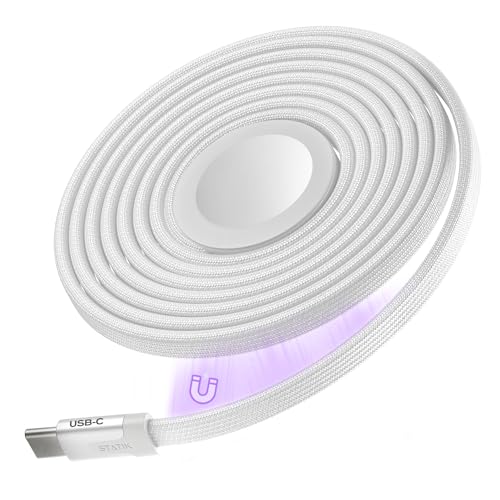 Revolutionize Your Charging Routine with the Statik Mag Stack 2-in-1 USB C Dock for Apple Watch & i Phone 15/16 – Magnetic Fast Charging Solution for a Clutter-Free Workspace, Ergonomic Design for Seamless Use, Built to Last for Everyday Demands