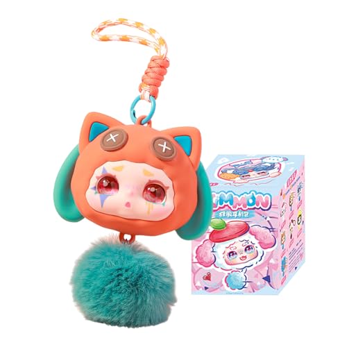 CALEMBOU Blind Box, 4.7'' Kimmon Silicone Storage Bag Blind Box, Kawaii 1 of 6 Possible Mystery Box Wallet Earphone Case Birthday for Girls (Kimmon Silicone Storage Bag)