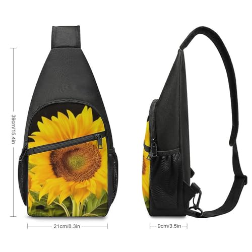 Mochila Sling Bag Urbana Blanca de Oxford para Senderismo miniatura 2