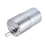 uxcell 12V DC 10RPM Gear Motor High Torque Electric Micro Speed Reduction Geared Motor Eccentric Output Shaft