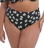 Elomi Plain Sailing Classic Swim Brief (ES7275),16,Black Daisy