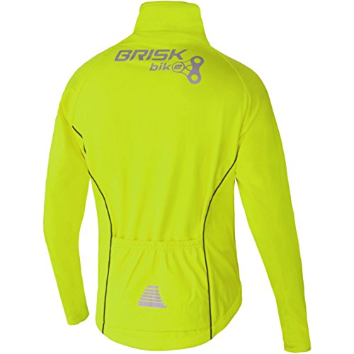 Chaqueta ciclismo Brisk Bike verde talla S miniatura 3