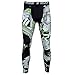 ROAR-INT Compression Pants Men MMA Leggings No-Gi Grappling Spats BJJ Pants Compression Tights Jiu Jitsu Spats (Darken Green, Medium)