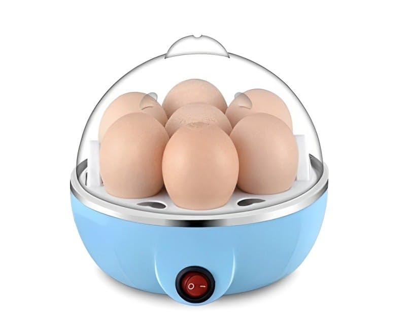 Electric Egg Maker Boiler Steamer 7 Egg Cooker Steamer Rapid Poacher Automatic Off Light Indicator Portable Perfect For Eggs Vegetables Pack Of 1 Multicolor-picture-46