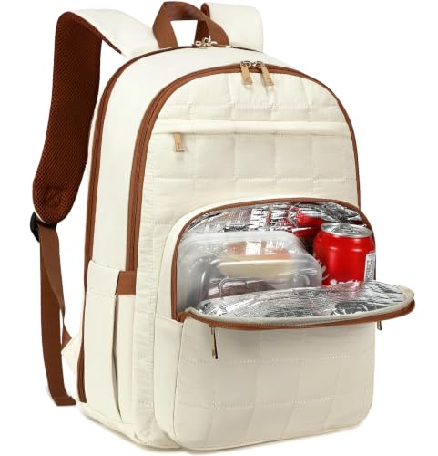 CAMTOP Women's Work Backpack with Lunch Compartment, 15.6" Laptop