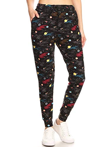 Image of Leggings Depot Premium Jogger Women's Popular Print High Waist Track Pants(S-XL)