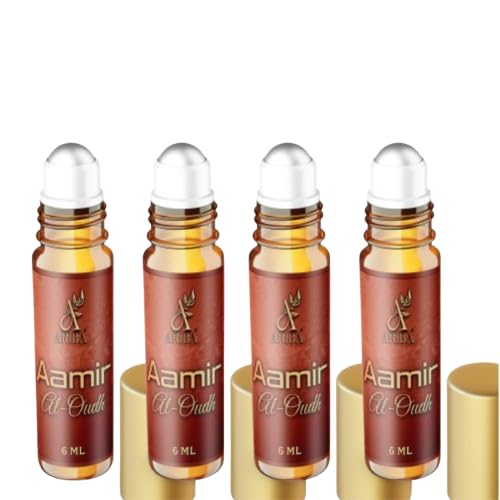 generic ARIBA Long Lasting Unisex Attar Perfume – Premium Alcohol-Free Fragrance Oil, Floral & Spicy Scents for Men & Women - 6 ML (pack of 4)-picture-49