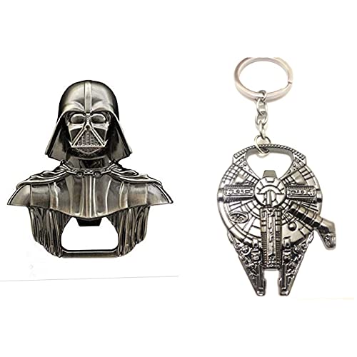 2 Pcs Star Wars Bottle Wine Opener Bottle Zinc Alloy Black Knight Darth Vader Outdoor Tool - Wine Bottle Opener Kitchen Tools for Souvenirs Kitchen Tools for Souvenirs & Gift - Image 5